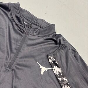 Colosseum Texas Longhorns OHT Mens XL Quarter Zip Pullover Gray Digital Camo